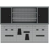  Set ormara za alate 6 kom. Crna Čelik s prahom premazan | shoptok.hr