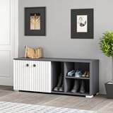 Woody Fashion cipelarnik sarandon anthracite white Cene