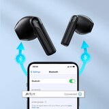 Joyroom brezžične slušalke (JR-TL11) - ENC - vodoodporne IPX4 - Bluetooth 5.3 - črne | Shoptok.si