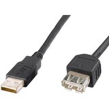 Digitus USB 2.0 Podaljševalni kabel [1x USB 2.0 - 1x USB 2.0 vtič] 3 m črn AK-300200-030-S, (20421575) | Shoptok.si