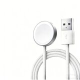 INF Magnetni USB-A polnilni kabel za Apple Watch, aluminij, pleten, 100cm, (5000369134) | Shoptok.si