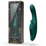 Zalo Ares G-Spot Rabbit Vibrator App Controlled Turquoise Green | Shoptok.si