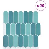  Pernata pločica 20 pcs Plava 30 x 30 cm Poliuretan i PET | shoptok.hr