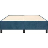  Box spring posteljni okvir temno moder 140x200 cm žamet, (20600959) | Shoptok.si