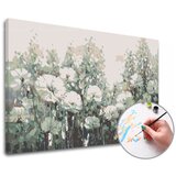 Artmie slikanje po brojevima SREĆNO CVEĆE 40x60 cm - bez rama | ePonuda.com