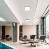  LED kupatilsko stropno svetlo sa senzorom LED/18W/230V 4000K IP44 crno | Eponuda.com