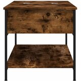  Stolić za kavu boja hrasta 100 x 50 x 50 cm od drva i metala | shoptok.hr