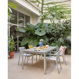 Kave Home Aluminijasta vrtna miza 100x180 cm Zaltana – | Shoptok.si
