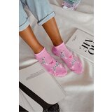 Milena Women's Ankle Socks Dalmatian Pink | Shoptok.si