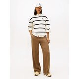 Tommy Hilfiger Sweater majica ecru/prljavo bijela / crna | shoptok.hr