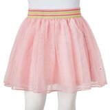  Dječja suknja s tilom svjetloružičasta 104 | shoptok.hr