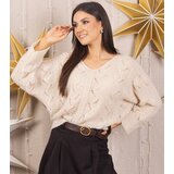 Gemre Soft beige long-sleeve sweater Rianne | shoptok.hr
