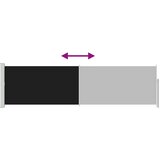  Uvlačiva bočna tenda za terasu 140 x 500 cm crna | shoptok.hr