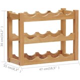  Stalak za vino za 12 boca 47 x 21 x 36 cm od masivne hrastovine | Eponuda.com
