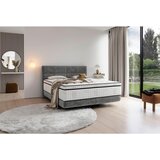 Esposa postelja boxspring 180 cm x 200 cm , tekstil siva | Shoptok.si