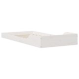vidaXL Krevetna konstrukcija Bijela 100 x 210 cm Masivna borovina | shoptok.hr