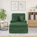  Ležaljka s suknjom s jastukom Jungle zelena 91 x 157 x 91 cm | shoptok.hr