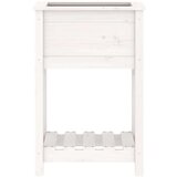  Sadilica s policom bijela 54 x 34 5 x 81 cm od masivne borovine | shoptok.hr