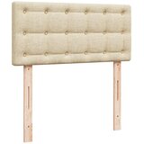  Otomanski krevet s madracem krem 100x200 cm tkanine | shoptok.hr