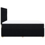 Krevet s oprugama i madracem crni 140x200 cm od tkanine | shoptok.hr
