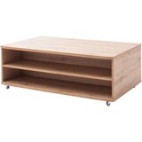 Livetastic KLUBSKA MIZA, antracit, barve hrasta | Shoptok.si