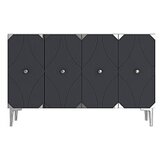 Hanah home Konzola Alfa 120 Anthracite Silver | Eponuda.com