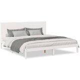 vidaXL Dugi okvir kreveta bez madraca bijeli 180 x 220 cm masivno drvo | shoptok.hr