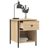 vidaXL Noćni ormarić boja hrasta 40 x 42 x 50 cm od konstruiranog drva | shoptok.hr