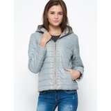 Miss Forever Jacket decorated with studs gray Cene