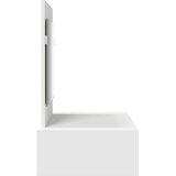 vidaXL Bijela MDF 83 x 40 x 70 cm Ogledalo Toaletni stol Pravokutni | shoptok.hr