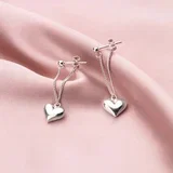 Minđuše "heart luxury"