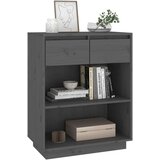  Konzolni ormarić sivi 60 x 34 x 75 cm od masivne borovine | shoptok.hr