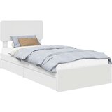  Krevet s od storage Bijelo 90 x 200 cm Konstruirano drvo | shoptok.hr