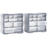  Organizatori s 12 ladica 2 kom 26,5 x 16 x 26 cm | shoptok.hr