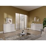 Germania Kremno bela omarica v mat dekorju 68x98x40 cm Savoca – | Shoptok.si
