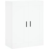  Visoka komoda bijela 69,5x34x180 cm konstruirano drvo Slike