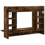  Zidni radni stol boja dimljenog hrasta 105x48x75 cm drveni | Eponuda.com