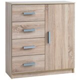  Komoda Tapdrup 4 fioke 1 vrata hrast ( 3659498 ) | ePonuda.com