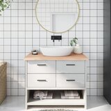  Kupaonska radna ploča 100x50x(2-4) cm netretirano masivno drvo | shoptok.hr