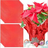 INF 10 aluminijastih božičnih ovojev za cvetlične lonce Red, (5000557338) | Shoptok.si