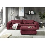Livetastic VELIKA ZOFA, vinsko rdeča tekstil | Shoptok.si