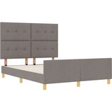  Postelja Taupe 140x190 cm Tkanina, (22049364) | Shoptok.si