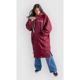 Dryrobe Advance Long Sleeve Surf poncho burgundy grey | Shoptok.si