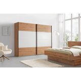 Mömax Omara Z Drsnimi Vrati Cismon, Bela, Barva Hrasta, 220 Cm | Shoptok.si
