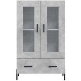  Visoka komoda boja betona 69 5 x 31 x 115 cm konstruirano drvo | shoptok.hr