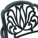  3-dijelni bistro set zeleni od lijevanog aluminija | shoptok.hr