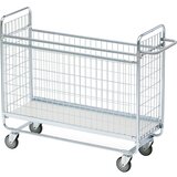 HelgeNyberg voziček s štirimi stenami serije 100, nosilnost 100 kg, dxšxv 800 x 460 x 1120 mm | Shoptok.si