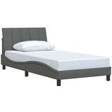 vidaXL Okvir kreveta bez madraca tamnosivi 100x200 cm od tkanine | shoptok.hr