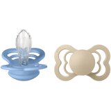Bibs® simetrična duda supreme silicone vanilla & sky blue Cene