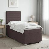  Boxspring krevet s madracem Tamno smeđa 90 x 200 cm Tkanina - Tamno smeđa 90 x 200 cm Dizajn linija Cijene